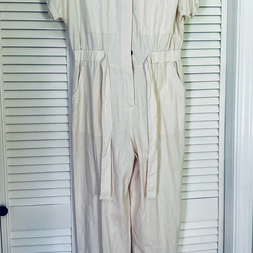 Universal Thread Cream Jumpsuit